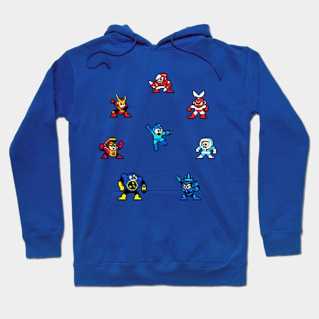 Megaman bosses Hoodie by Sharkshock